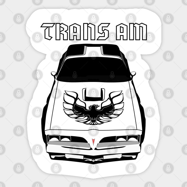 Firebird Trans Am 1977-1978 Sticker by V8social